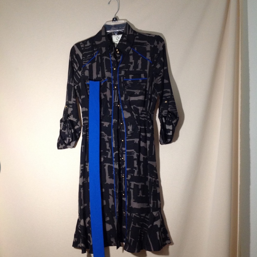 Ice Button Down Dress